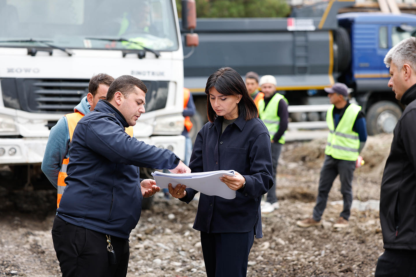 რუსთავში, აფხაზეთის ქუჩის რეაბილიტაცია მიმდინარეობს