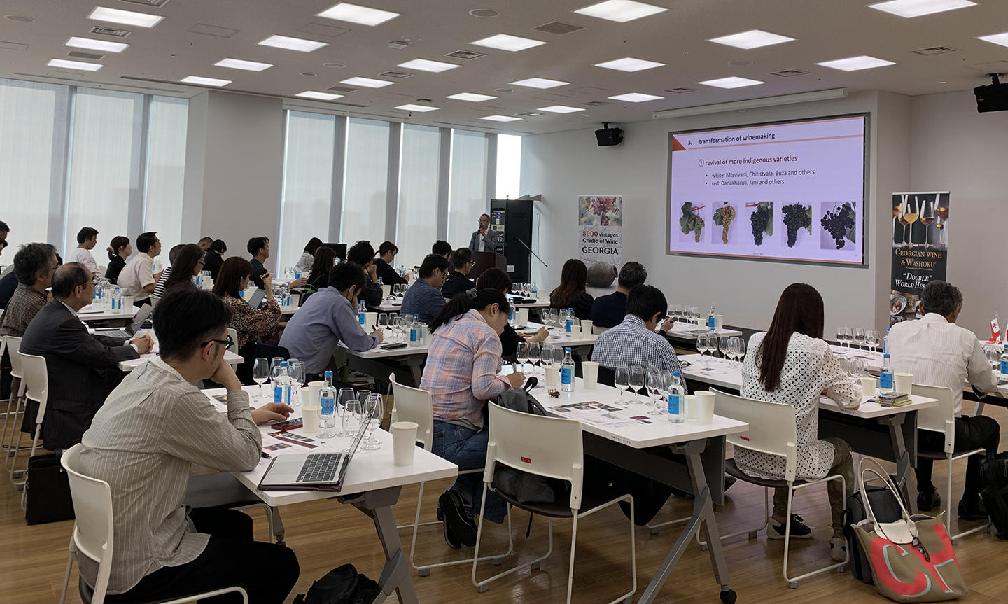 ღვინის ეროვნული სააგენტოს მხარდაჭერით, იაპონიაში ქართული ღვინის დეგუსტაცია გაიმართა