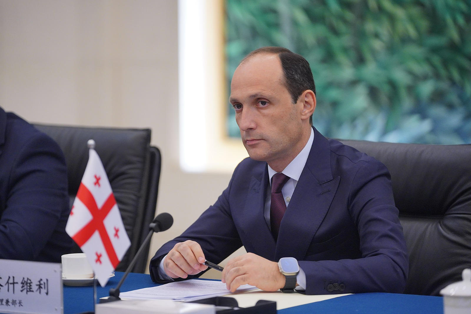 ლევან დავითაშვილი - ჩინეთთან განვიხილეთ ყველა ის მიმართულება, რაც ჩვენს ქვეყნებს შორის ურთიერთობებს კიდევ უფრო გააძლიერებს
