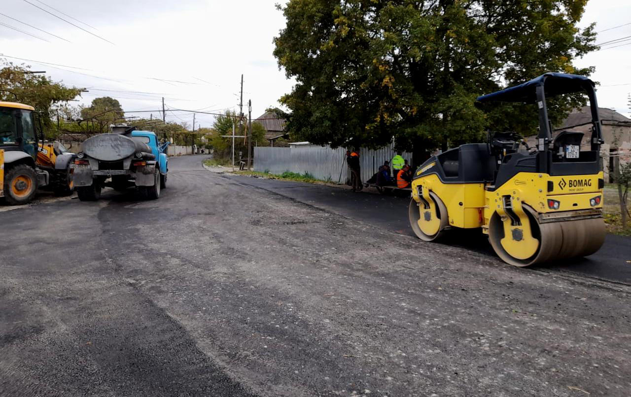 გორის მუნიციპალიტეტში საგზაო ინფრასტრუქტურის მოწყობა გრძელდება