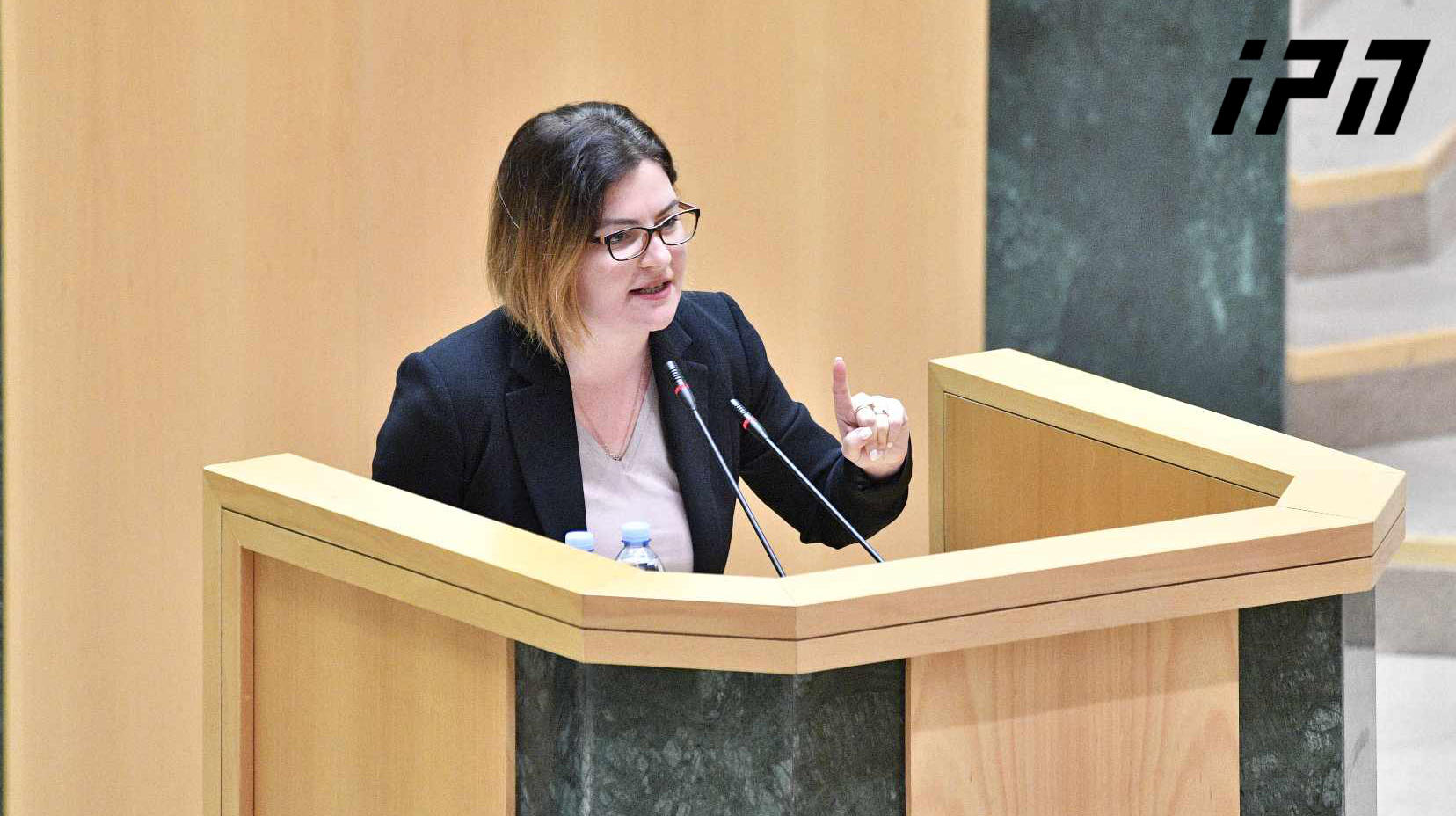 ანა ნაცვლიშვილი - ვენეციის კომისიამ გითხრათ, რომ თქვენს მიერ მომზადებული ერთპარტიული ვერსია ნაგვის ყუთშია გადასაგდები - თქვენ ადექით და ნაგვის ყუთში ვენეციის კომისიის დასკვნა გადააგდეთ