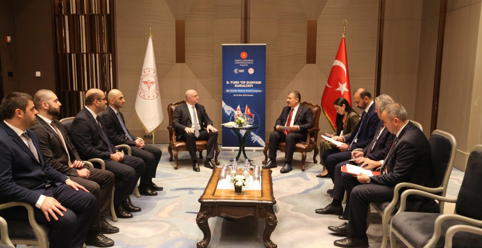 ზურაბ აზარაშვილი, სამედიცინო მსოფლიო კონგრესის ფარგლებში, თურქეთის, აზერბაიჯანის, ყირგიზეთისა და მაკედონიის ჯანდაცვის მინისტრებს შეხვდა