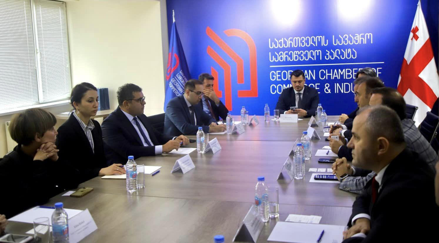 ტრაპიზონის სავაჭრო-სამრეწველო პალატის აღმასრულებელი საბჭოს თავმჯდომარე საქართველოს სავაჭრო პალატას ესტუმრა