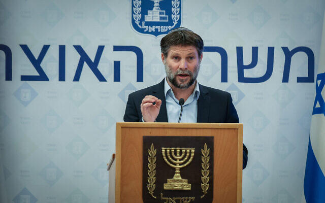 ისრაელის ფინანსთა მინისტრი - ჩვენი მიზანი „ჰამასის“ განადგურებაა