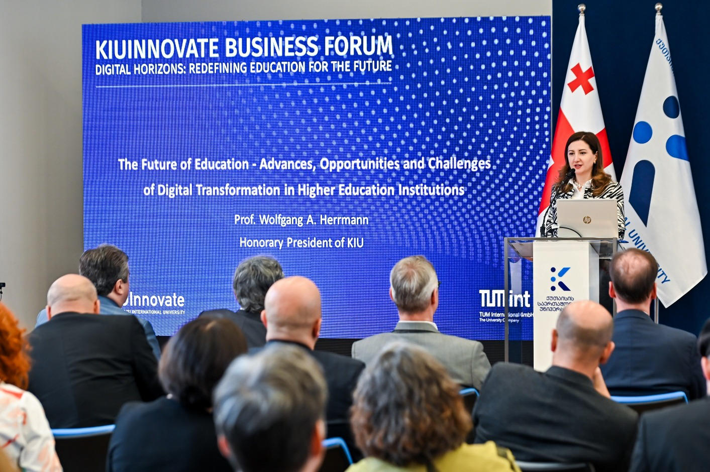 ქუთაისის საერთაშორისო უნივერსიტეტმა ინოვაციების რიგით მეორე ბიზნეს ფორუმს უმასპინძლა