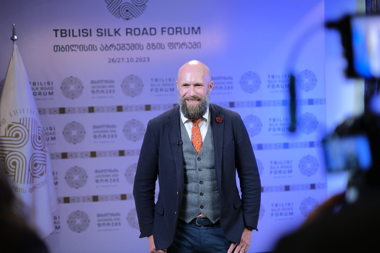 ფრედერიკ გრეგაარდი - აბრეშუმის გზის ფორუმი უნიკალური შესაძლებლობაა დავინახოთ, რომ საქართველო მნიშვნელოვან პლატფორმას უთმობს ადამიანებს,  შეიკრიბონ და ისაუბრონ ინოვაციებსა და ციფრულ ტრანსფორმაციაზე
