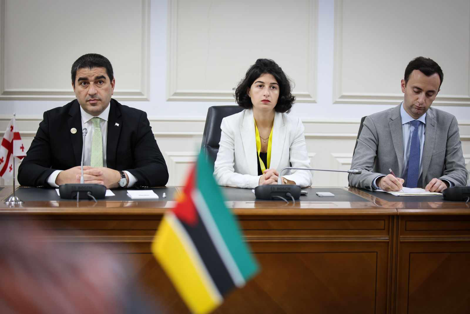 შალვა პაპუაშვილი მოზამბიკის რესპუბლიკის ასამბლეის თავმჯდომარეს შეხვდა