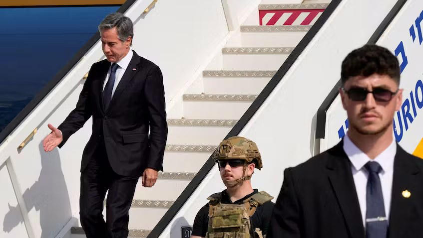 ენტონი ბლინკენი ისრაელში ჩავიდა