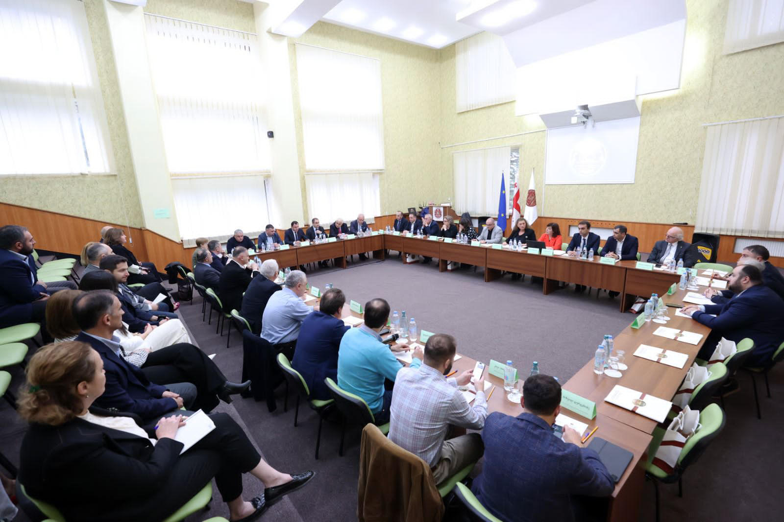 გიორგი ამილახვარის ხელმძღვანელობით თელავის სახელმწიფო უნივერსიტეტში რექტორთა საბჭოს შეხვედრა გაიმართა