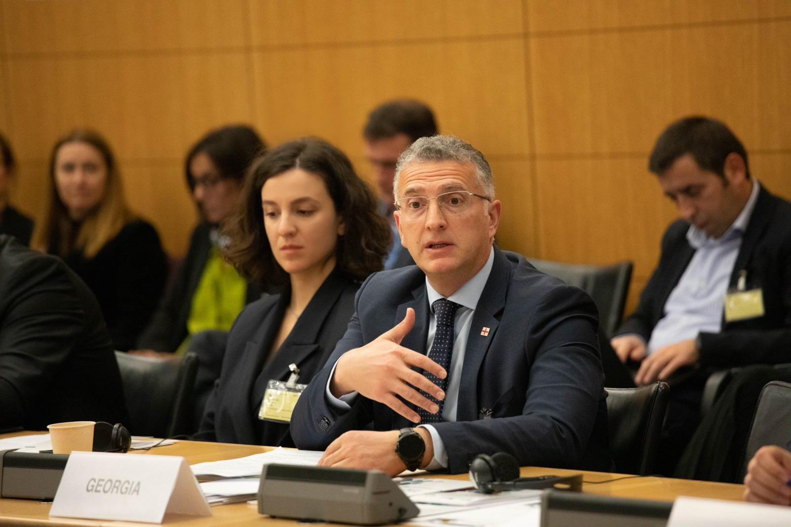 საქართველოს მთავრობის ადმინისტრაციის უფროსი პარიზში საჯარო მმართველობის ევროპული პრინციპების შესახებ OECD-ს მაღალი დონის შეხვედრაში მონაწილეობდა