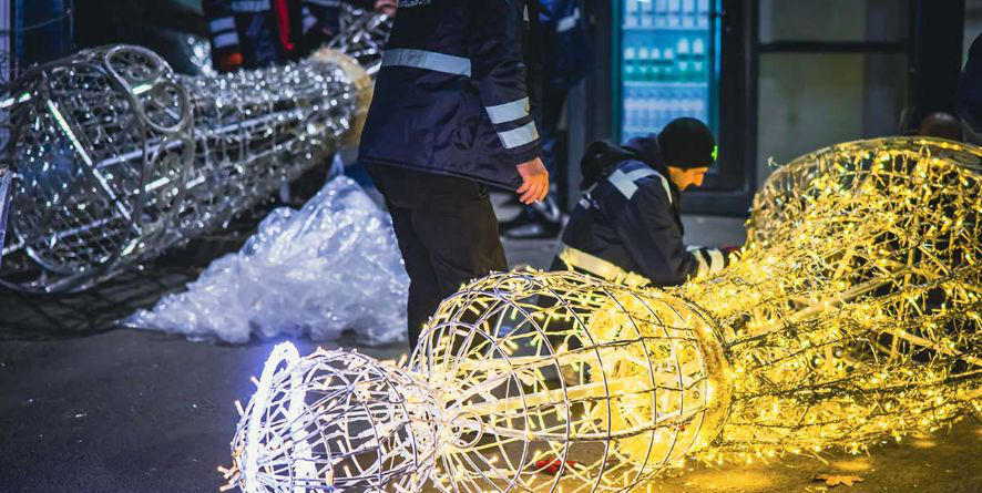 საახალწლო ილუმინაციების მონტაჟის გამო, მერაბ კოსტავას ქუჩაზე, ავტომობილების გადაადგილება დროებით შეიზღუდება