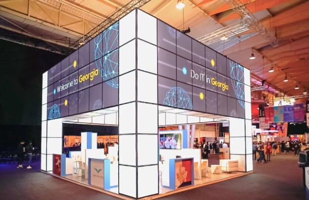 „Web Summit 2023“-ზე „აწარმოე საქართველოში" და ინოვაციების და ტექნოლოგიების სააგენტოს ორგანიზებით, საქართველოს სტენდი მოეწყო