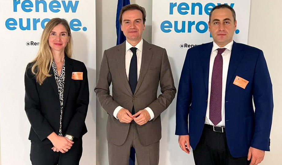 თინა ბოკუჩავა და გიორგი ვაშაძე ბრიუსელში “renew-europe”-ის ფრაქციის თავმჯდომარის პირველ მოადგილესა და ნიდერლანდების მმართველი პარტიის „VVD” წარმომადგენელს, მალიკ აზმანის შეხვდნენ