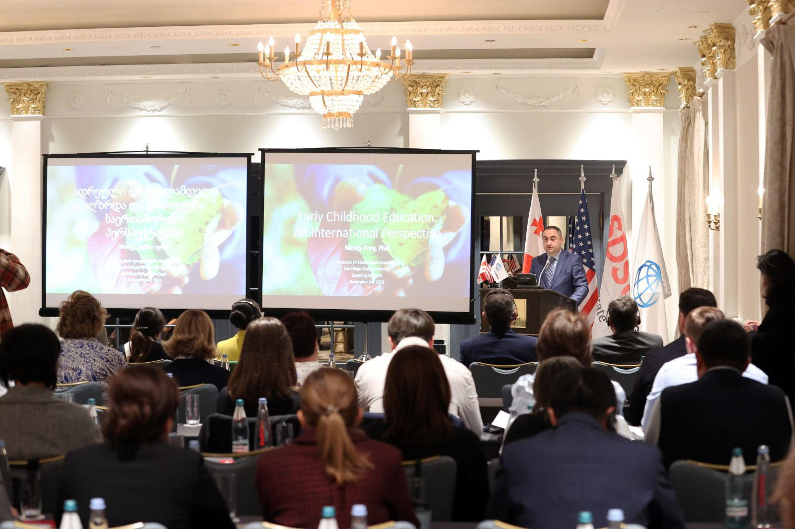 ნოდარ პაპუკაშვილმა სან დიეგოს სახელმწიფო უნივერსიტეტის კვლევითი ფონდის პირველი შემაჯამებელი კონფერენცია გახსნა