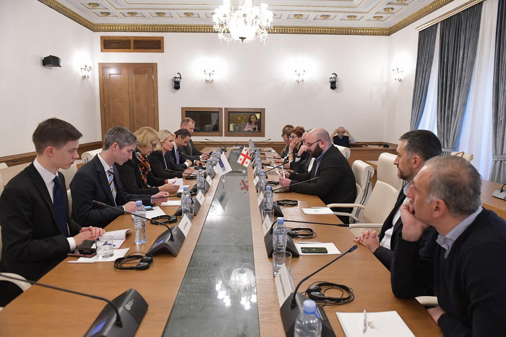 ოპოზიციის წარმომადგენლები ეუთოს საპარლამენტო ასამბლეის პრეზიდენტს შეხვდნენ