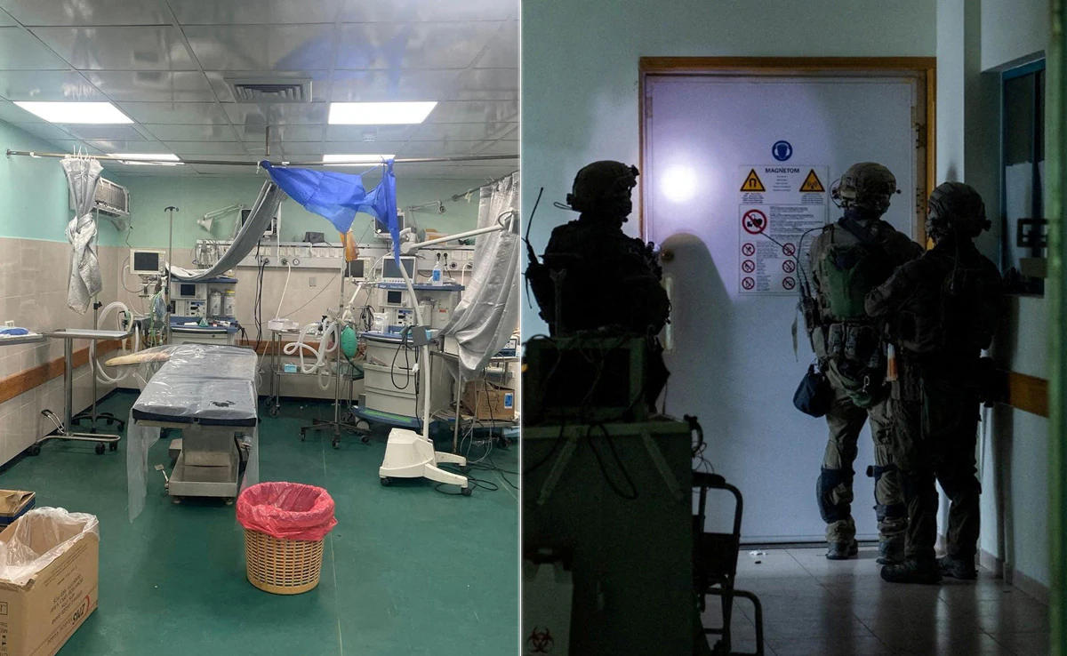 ისრაელელი სამხედროები აცხადებენ, რომ ქალაქ ღაზას ალ-შიფას საავადმყოფოს ქვეშ მათ „ჰამასის“ შეიარაღება და საბრძოლო მასალა აღმოაჩინეს