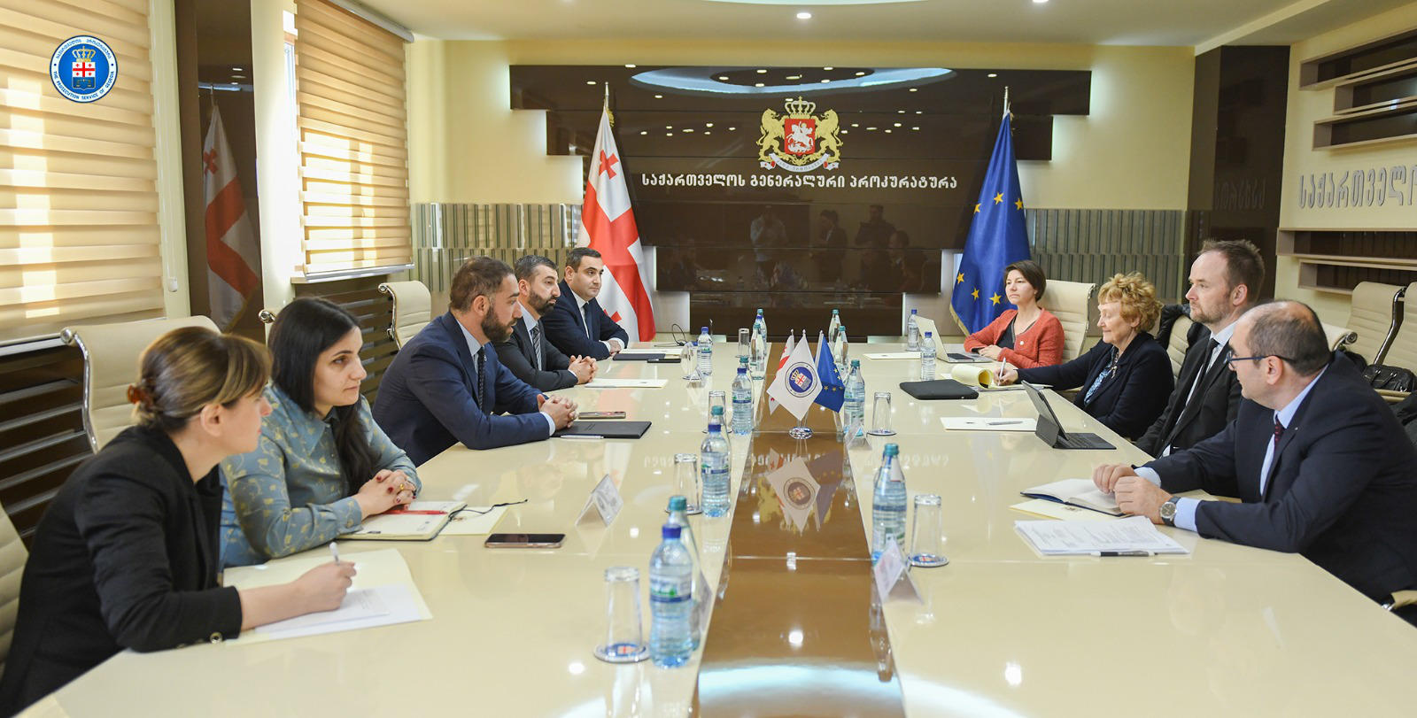 გენერალური პროკურორი ირაკლი შოთაძე ვენეციის კომისიის დელეგაციას შეხვდა