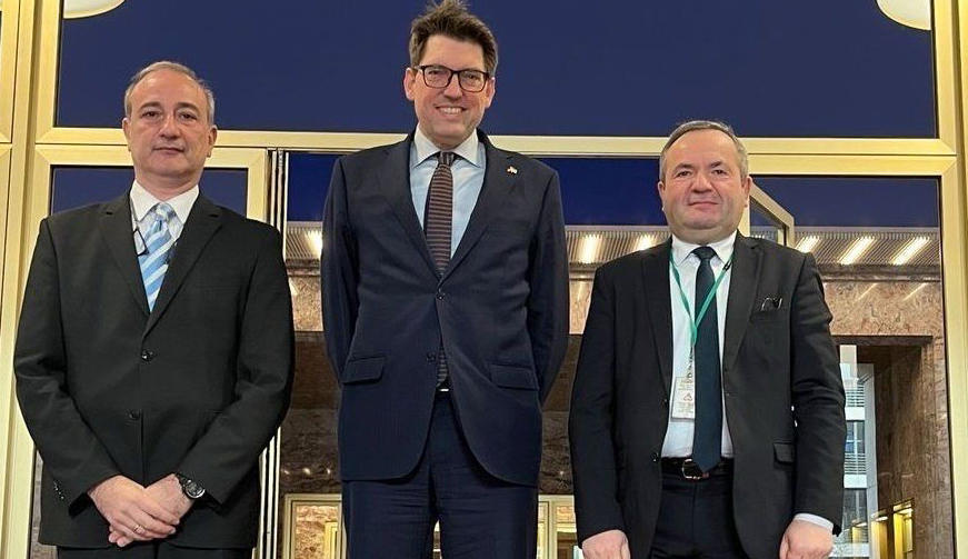 ზურაბ ჭიაბერაშვილი და ირაკლი ქავთარაძე ბერლინში, გერმანიის პარლამენტის საქართველოსთან მეგობრობის ჯგუფის ხელმძღვანელს შეხვდნენ