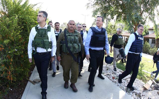 დევიდ კამერონი - მსურდა აქ, ისრაელში ჩამოვსულიყავი და თავდასხმების საშინელი ბუნება თავად მენახა