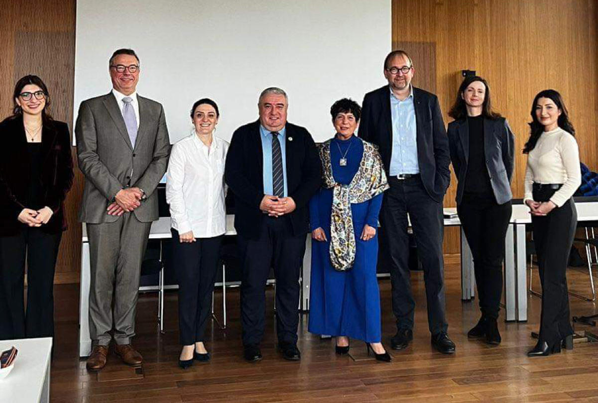 ჯაბა სამუშია გოეთეს სახელობის ფრანკფურტის უნივერსიტეტის რექტორს შეხვდა