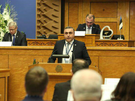 დავით მათიკაშვილმა ბალტიის ასამბლეას სიტყვით მიმართა