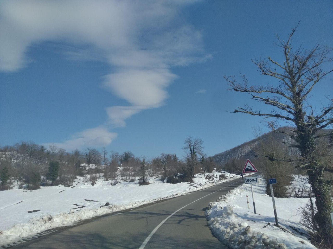 ნაქერალას უღელტეხილზე და საჩხერე-უზუნთა-შქმერი-ზუდალის გზაზე მისაბმელიანი და ნახევრადმისაბმელიანი ავტოტრანსპორტის მოძრაობა აღდგა