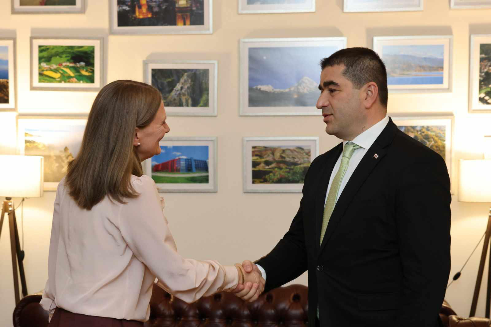 შალვა პაპუაშვილმა შვედეთის ახლად დანიშნულ ელჩთან გაცნობითი შეხვედრა გამართა