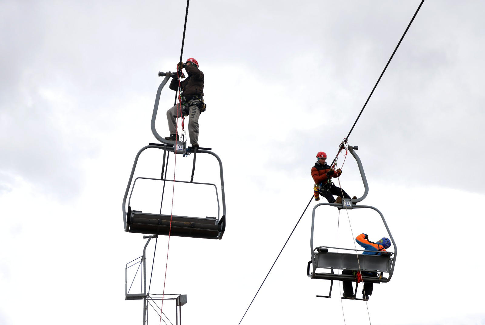 საგანგებო სიტუაციების მართვის სამსახურის მეხანძრე-მაშველებს სამთო-სამაშველო სწავლება ჩაუტარდათ