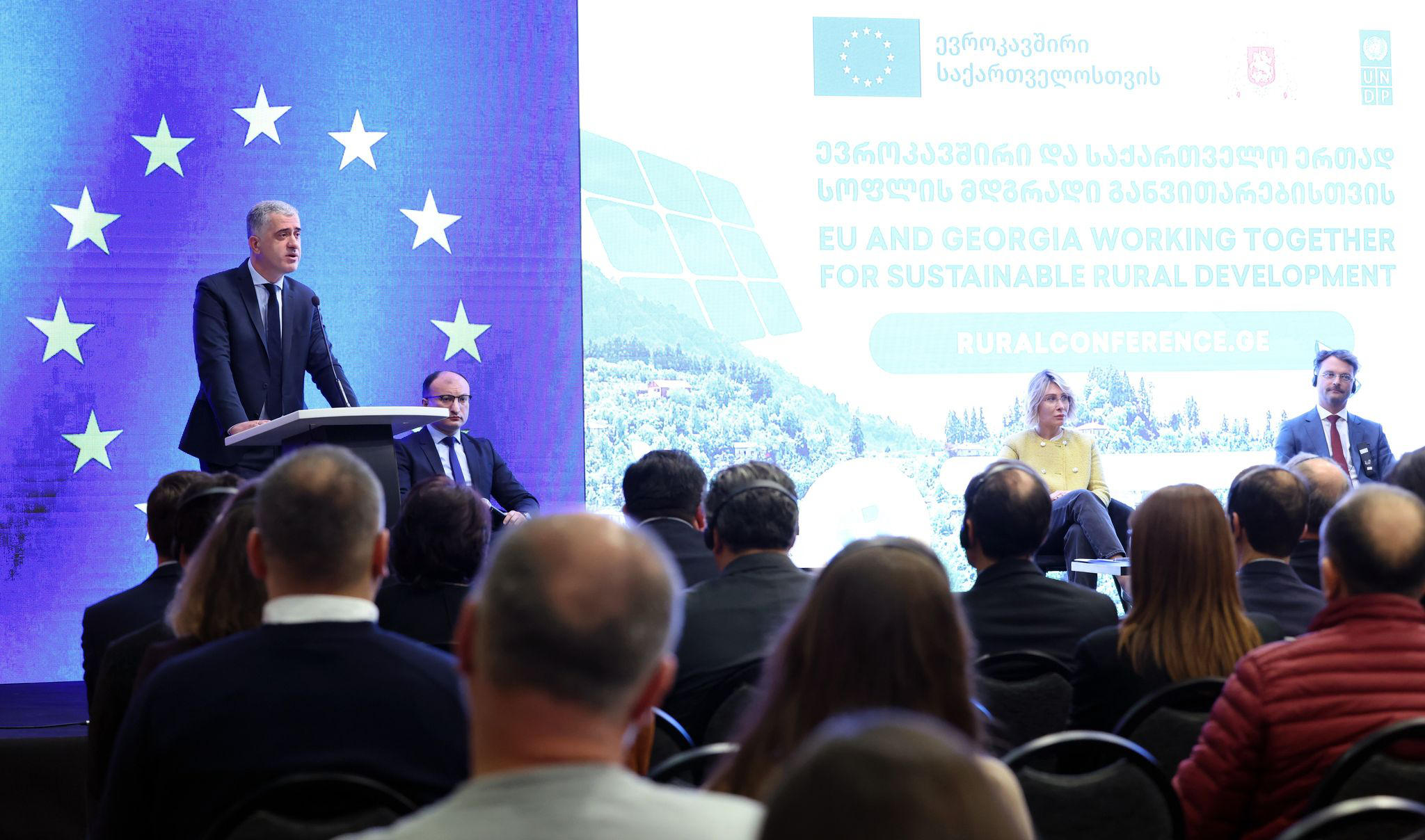 გარემოს დაცვისა და სოფლის მეურნეობის მინისტრმა კონფერენცია „ევროკავშირი და საქართველო ერთად სოფლის მდგრადი განვითარებისთვის“ გახსნა