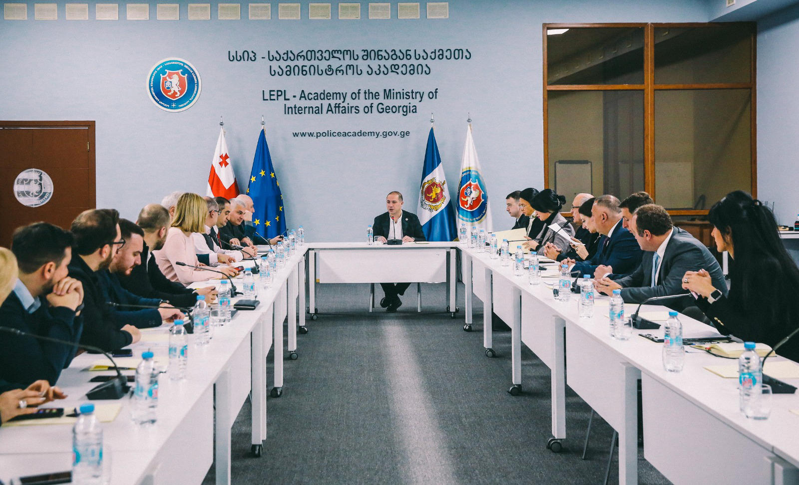 შინაგან საქმეთა სამინისტროს აკადემიაში პარლამენტის განათლებისა და მეცნიერების კომიტეტის გასვლითი სხდომა გაიმართა