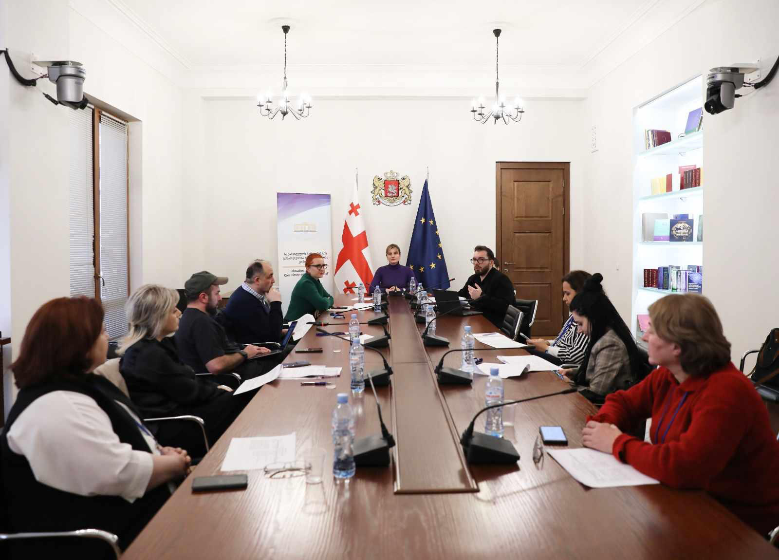 განათლებისა და მეცნიერების კომიტეტში თემატური მოკვლევის ფარგლებში გაცემული რეკომენდაციების შესრულების მონიტორინგთან დაკავშირებით  შეხვედრა გაიმართა