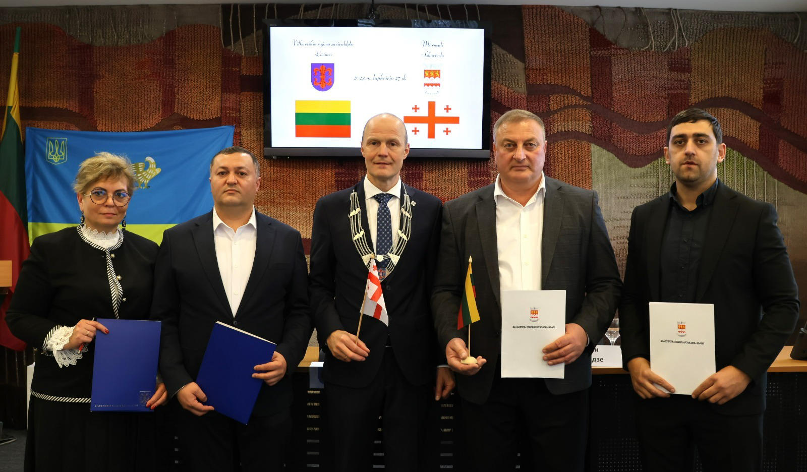 მარნეულის მუნიციპალიტეტის და საკრებულოს თავმჯდომარე ოფიციალური ვიზიტით ლიეტუვის რესპუბლიკაში იმყოფებოდნენ