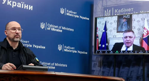 სლოვაკეთის პრემიერ-მინისტრი და უკრაინის პრემიერ-მინისტრი ერთმანეთს 2024 წლის დასაწყისში შეხვდებიან