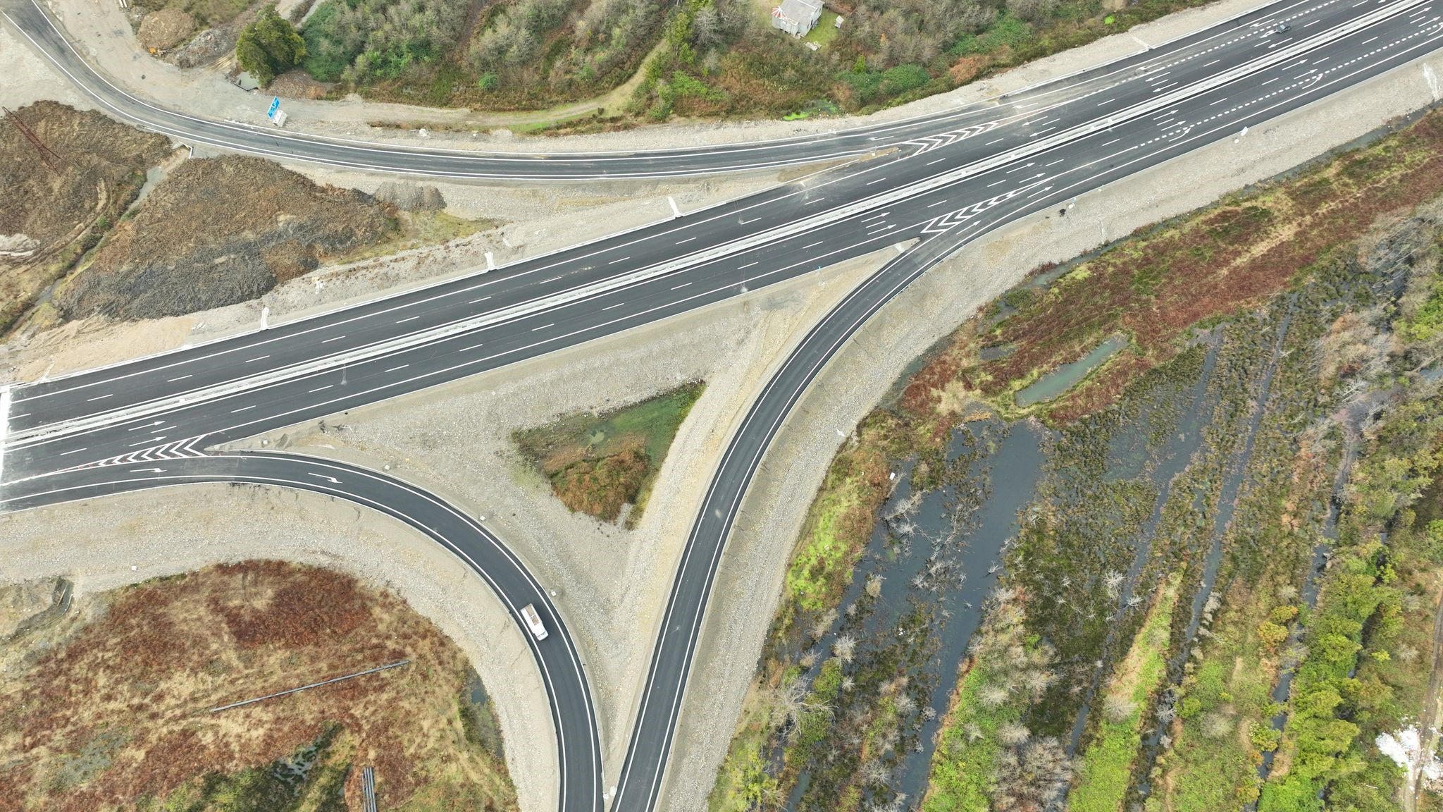 გრიგოლეთი-ქობულეთის მაგისტრალური გზის ახალი 6 კმ-იანი მონაკვეთი გაიხსნა