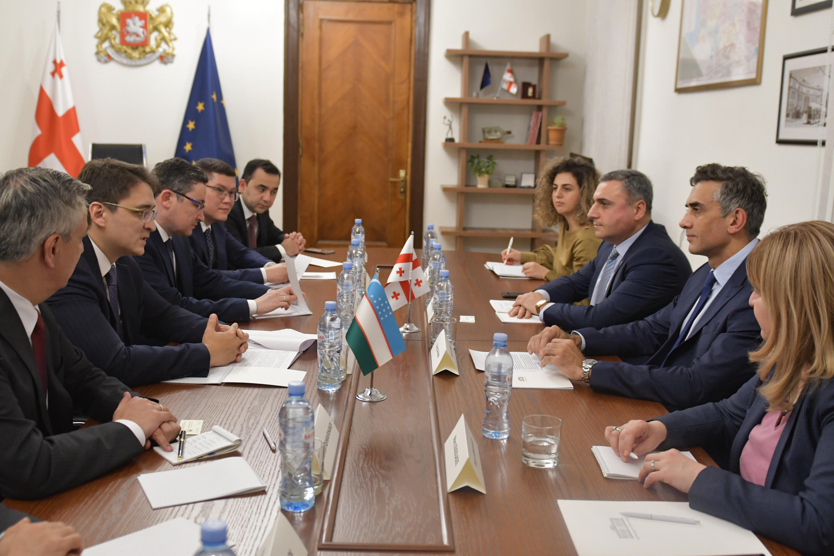 გიორგი კახიანი უზბეკეთის საგარეო საქმეთა მინისტრის მოადგილეს შეხვდა