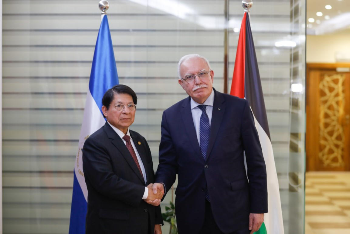 მედია - პალესტინელების მიმართ სოლიდარობის ნიშნად, ნიკარაგუამ საგარეო საქმეთა მინისტრი რამალაში გაგზავნა