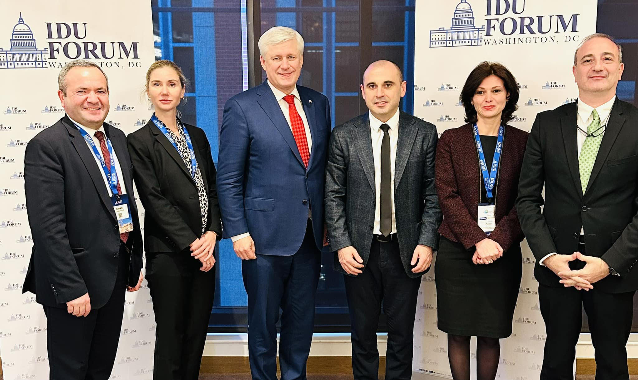 ლევან ხაბეიშვილი ვაშინგტონში, IDU-ს პრეზიდენტს, სტივენ ჰარპერს შეხვდა