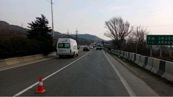 თბილისი-სენაკი-ლესელიძის გზის 26-ე კმ-ზე ავტოტრანსპორტის მოძრაობა დროებით შეიზღუდება