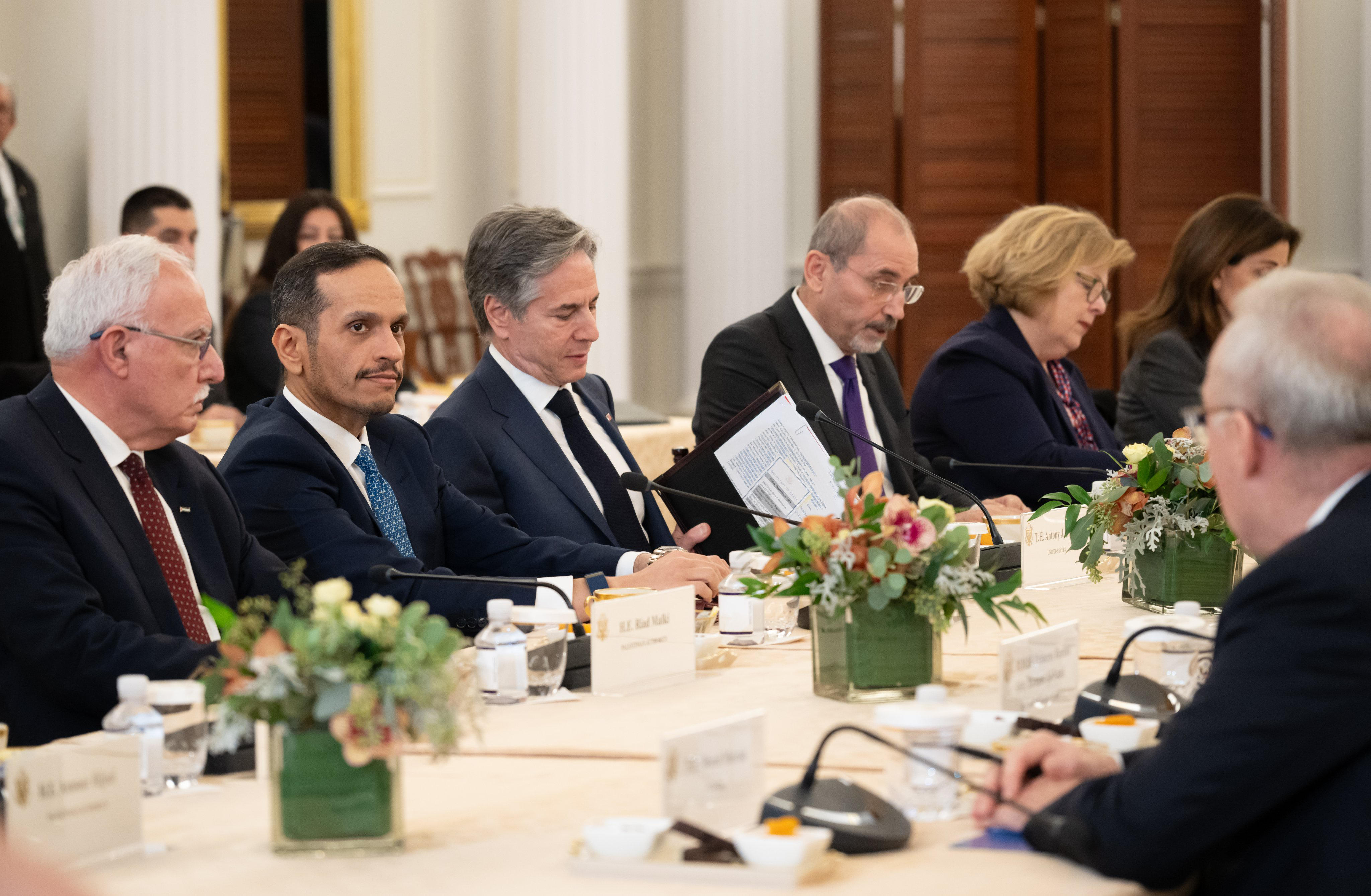 ვაშინგტონში ენტონი ბლინკენისა და არაბულ-ისლამური სამიტის მინისტრთა კომიტეტის შეხვედრა გაიმართა