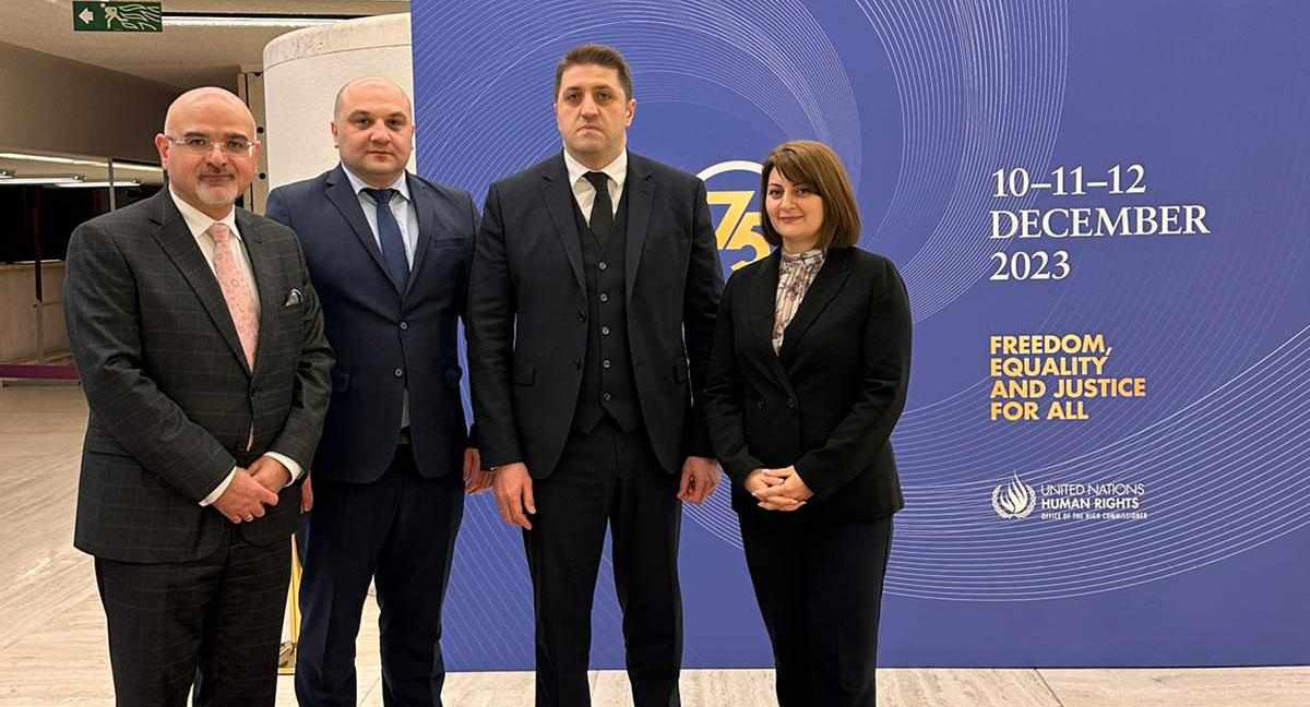 ნიკო თათულაშვილი ჟენევაში ადამიანის უფლებათა დაცვის საერთაშორისო დღისადმი მიძღვნილ მაღალი დონის ღონისძიებაში მონაწილეობს