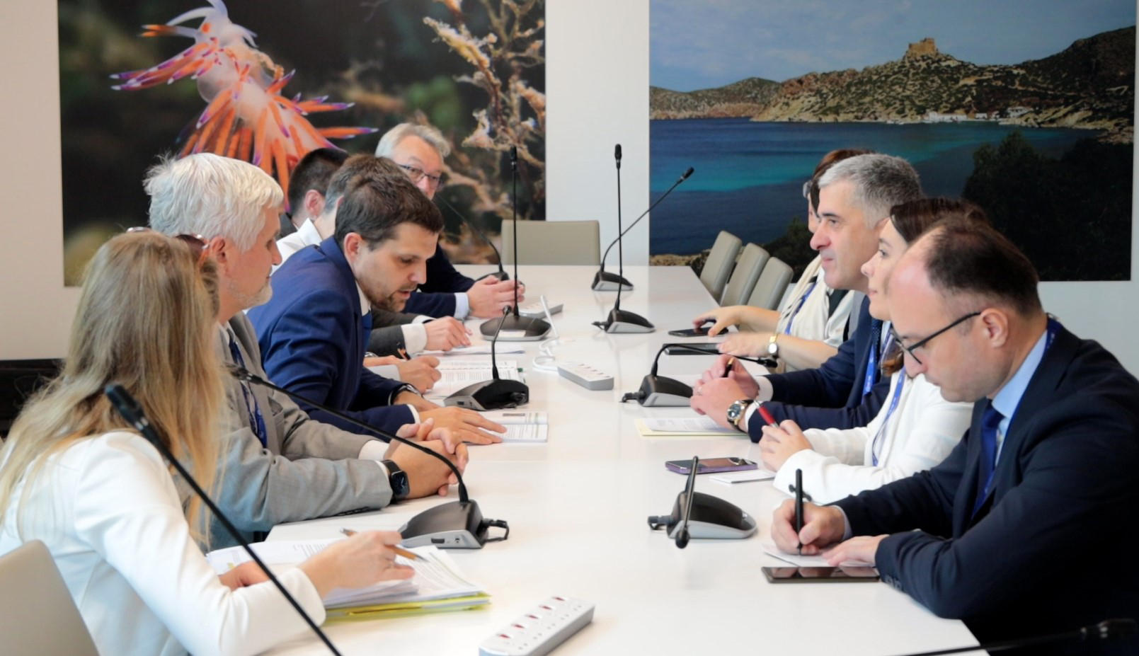 ოთარ შამუგია დუბაიში ჩეხ კოლეგას შეხვდა