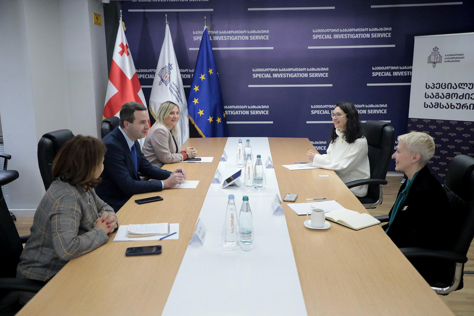 სპეციალური საგამოძიებო სამსახურის უფროსი, „წამების წინააღმდეგ ბრძოლის მსოფლიო ორგანიზაციის“ წარმომადგენლებს შეხვდა