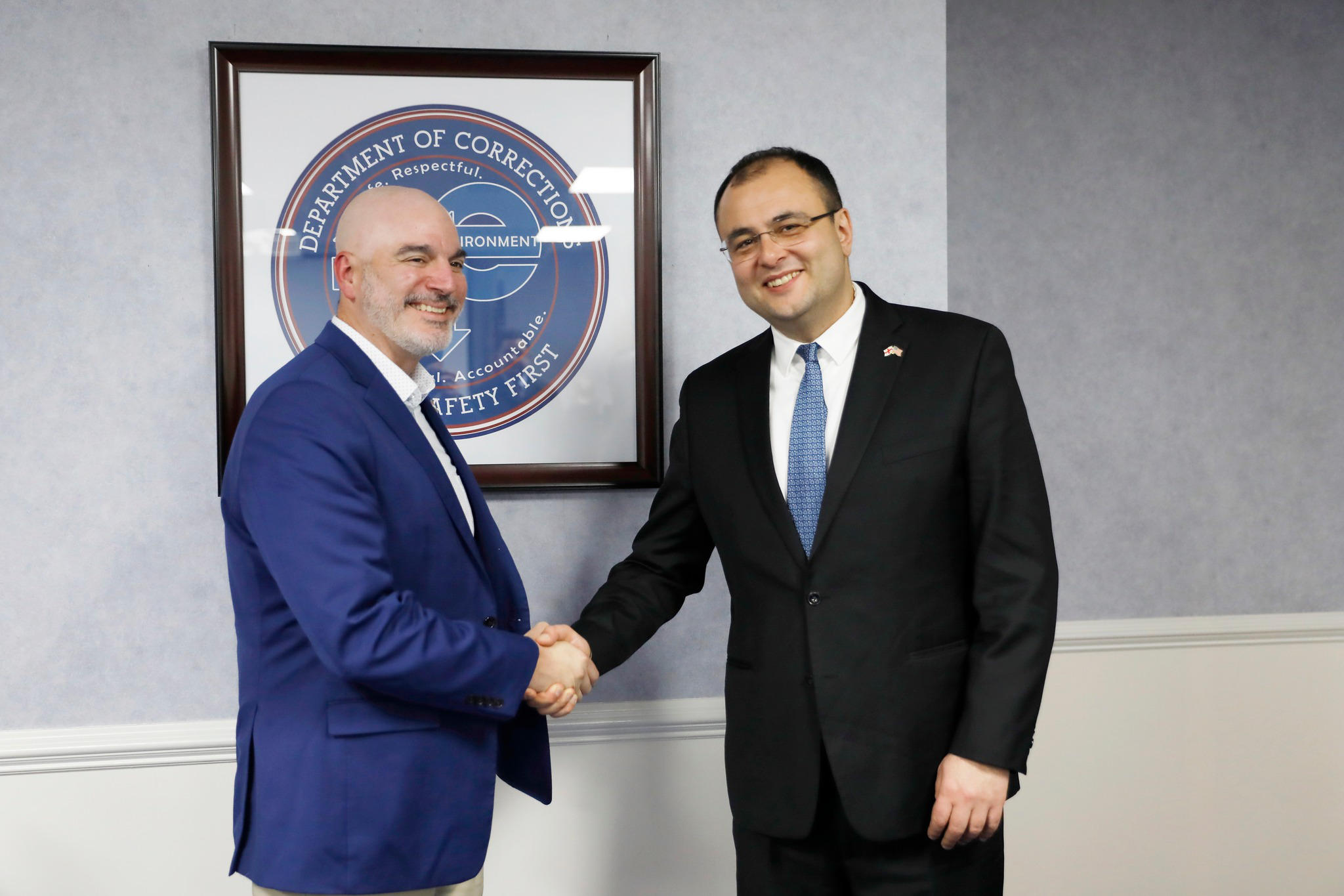 იუსტიციის მინისტრი ვირჯინიის პენიტენციური დაწესებულების მუშაობის სპეციფიკას გაეცნო