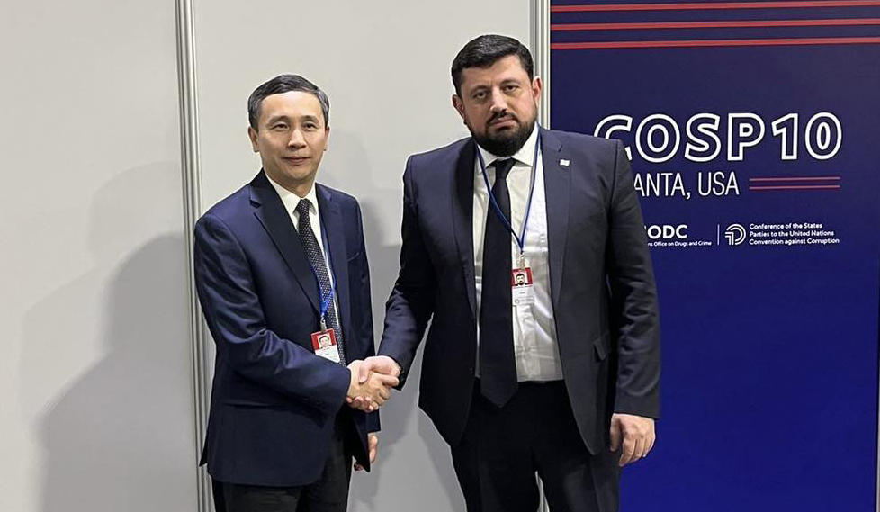 რაჟდენ კუპრაშვილი ჩინეთის სახალხო რესპუბლიკის ეროვნული ზედამხედველობის კომისიის საერთაშორისო ურთიერთობების დეპარტამენტის გენერალურ დირექტორს შეხვდა