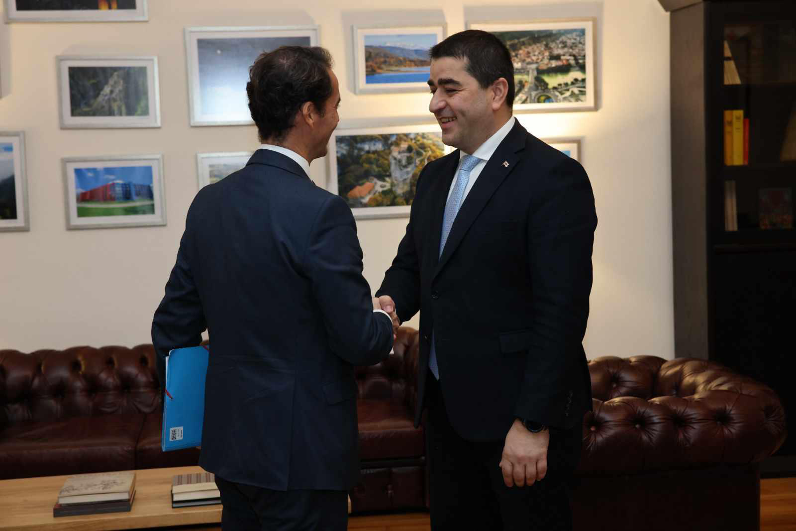 შალვა პაპუაშვილი კავკასიასა და ცენტრალურ აზიაში ნატოს გენერალური მდივნის სპეციალურ წარმომადგენელს შეხვდა