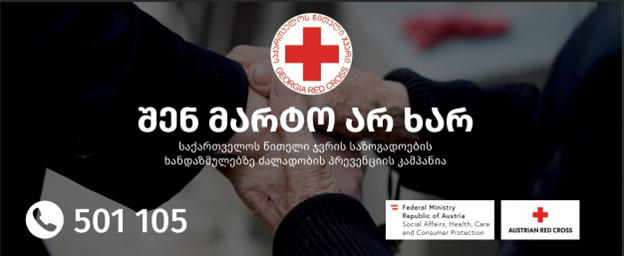 წითელი ჯვარი - ხანდაზმულთა უფლებების შესახებ ცნობიერების დონე ყველა თაობაში დაბალია - საყურადღებოა ფსიქოლოგიური ძალადობისა და ფინანსური ექსპლუატაციის შემთხვევები, რომელსაც ხანდაზმულები საკუთარ სახლებში განიცდიან