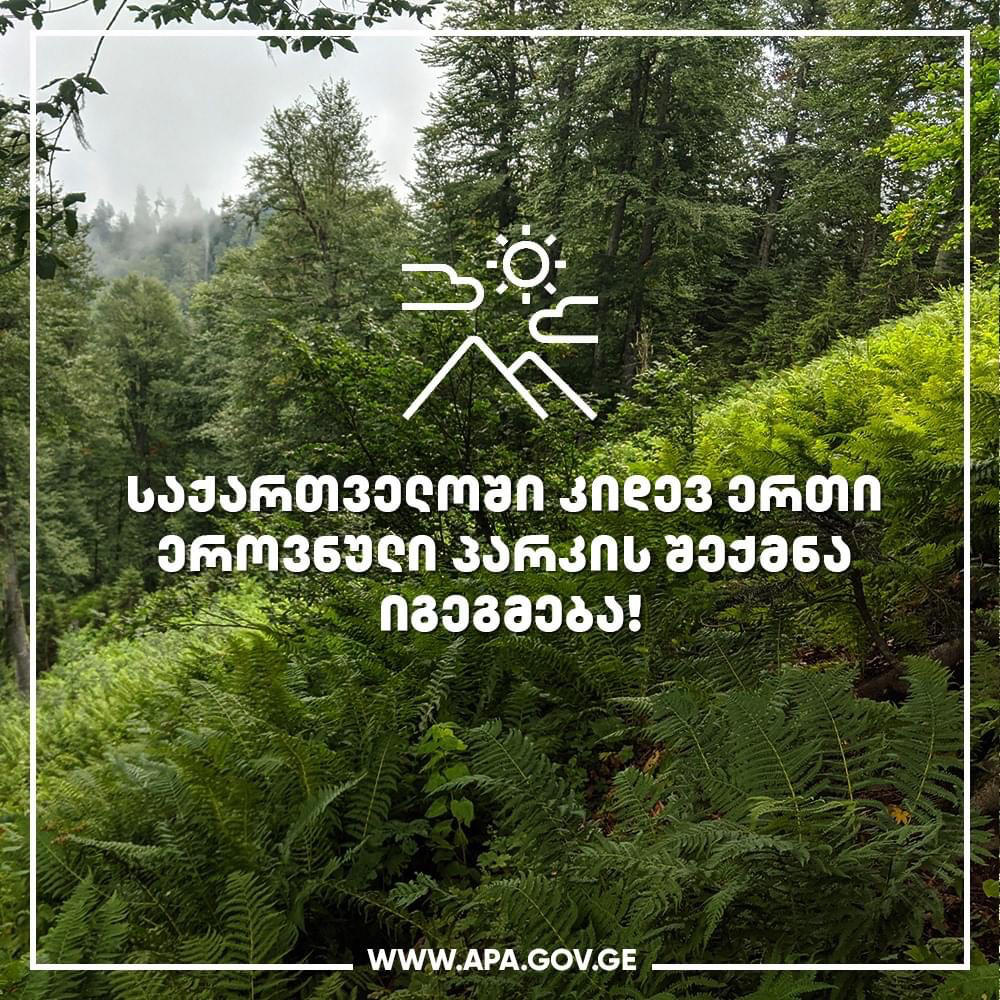 საქართველოს მთავრობამ „გურიის ეროვნული პარკის შექმნისა და მართვის შესახებ“  საქართველოს კანონის პროექტი განიხილა