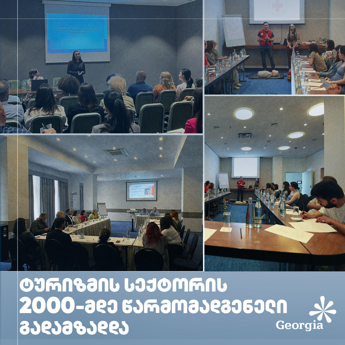 2023 წელს ტურიზმის ეროვნულმა ადმინისტრაციამ სექტორის 2000-მდე წარმომადგენელი გადაამზადა