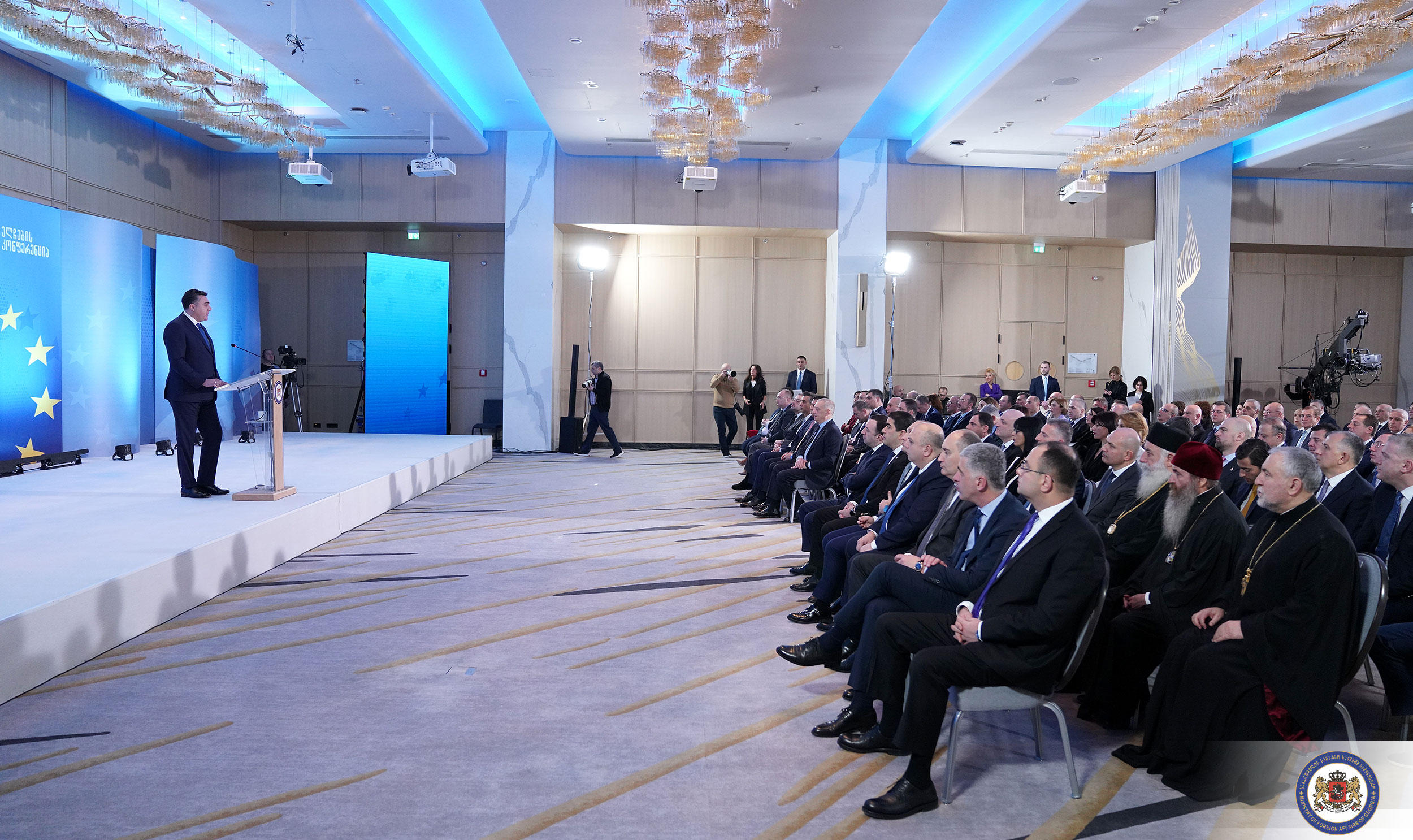 სამინისტრო - ელჩების კონფერენციის წინაშე გამოსვლისას, ილია დარჩიაშვილმა საქართველოს საგარეო პოლიტიკის მთავარ მიღწევებზე ისაუბრა