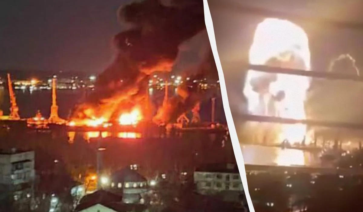 ოკუპირებულ ყირიმში ძლიერი აფეთქებების ხმა ისმის - ყირიმის ხიდზე მოძრაობა შეჩერებულია